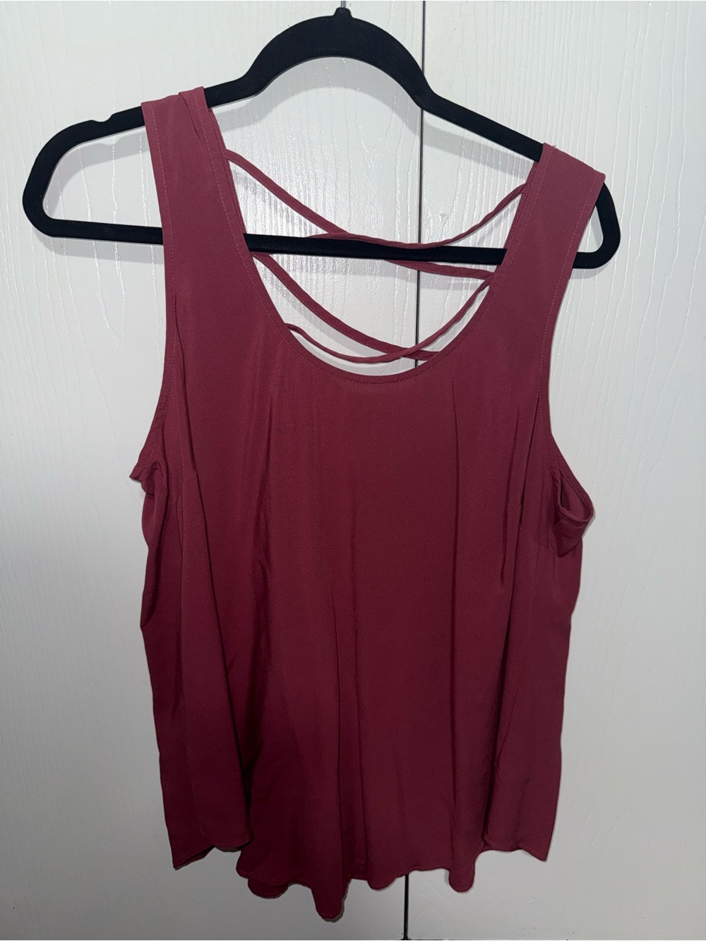 torrid Wine Crisscross-Back Tank